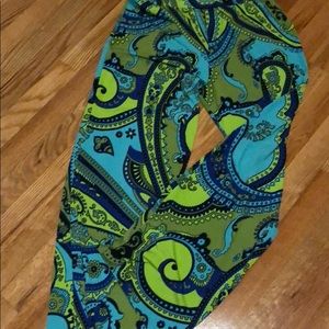 Wide leg pants size small great colors